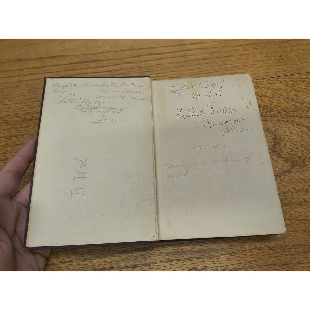 Government in State and Nation 1911 J.A. James & A.H. Sanford Antique‎